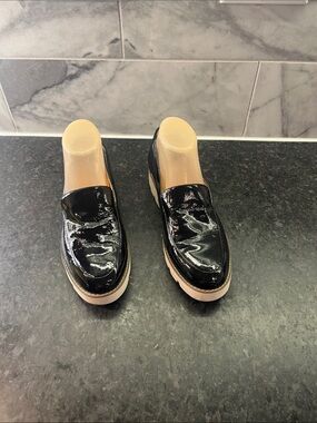Black Patent Leather VIONIC Kensley Slip-On Loafers